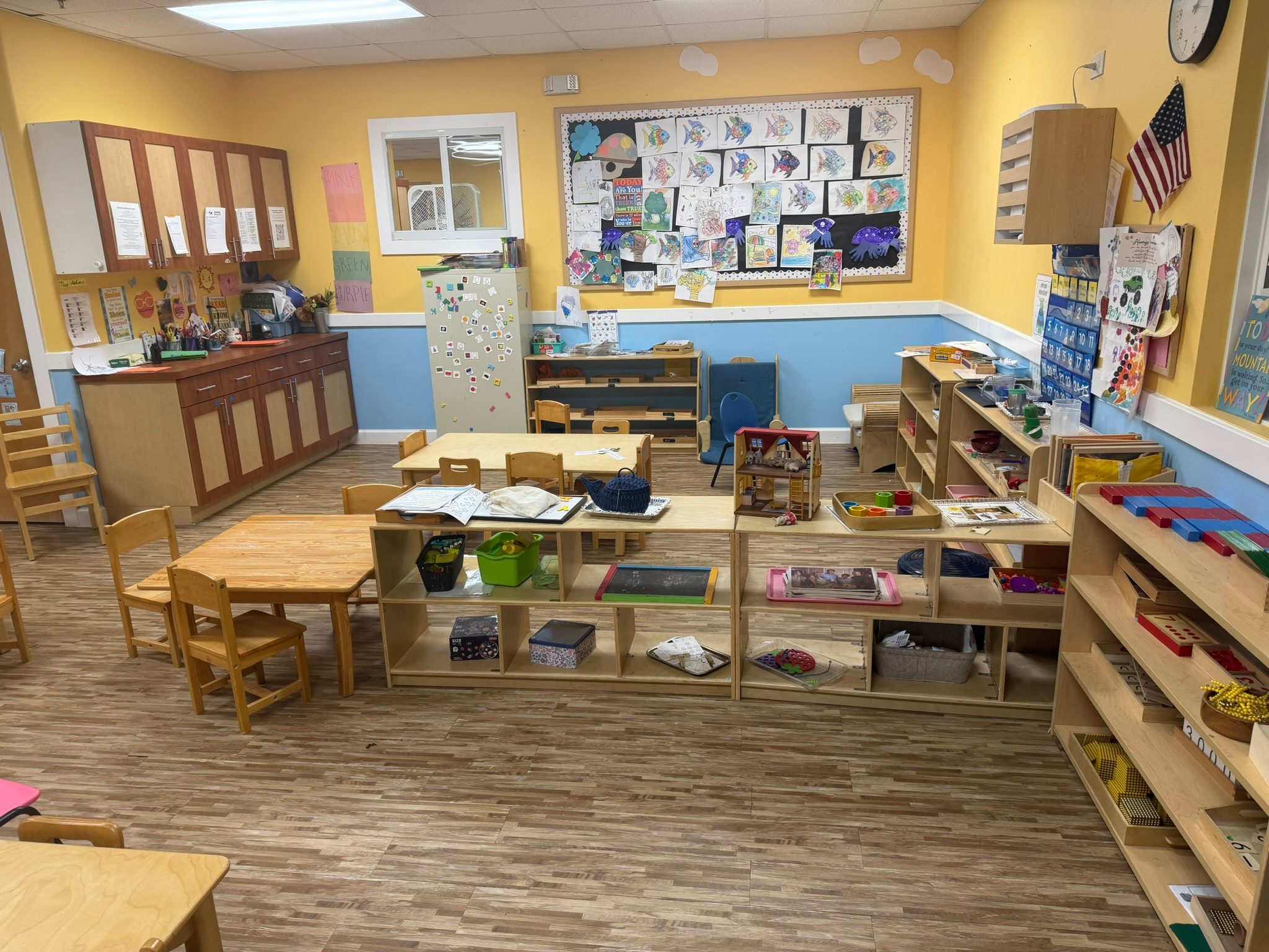 Classroom learning at the Sienna Montessori Campus